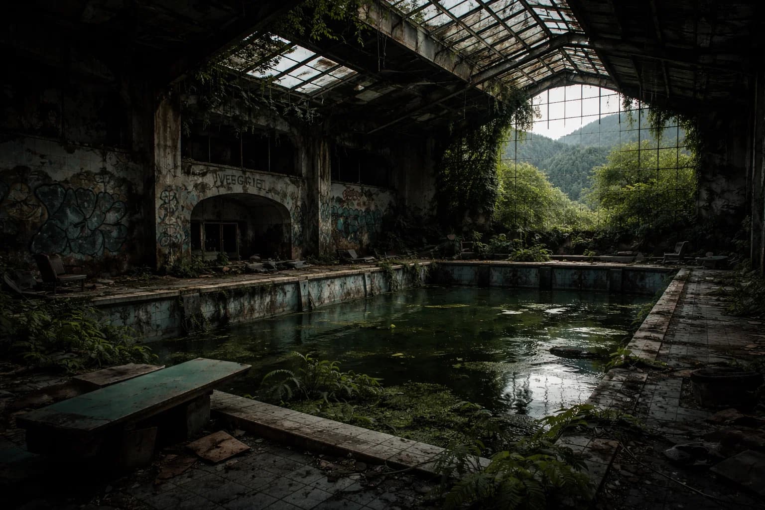 Souterrain abandonné en Île-de-France
