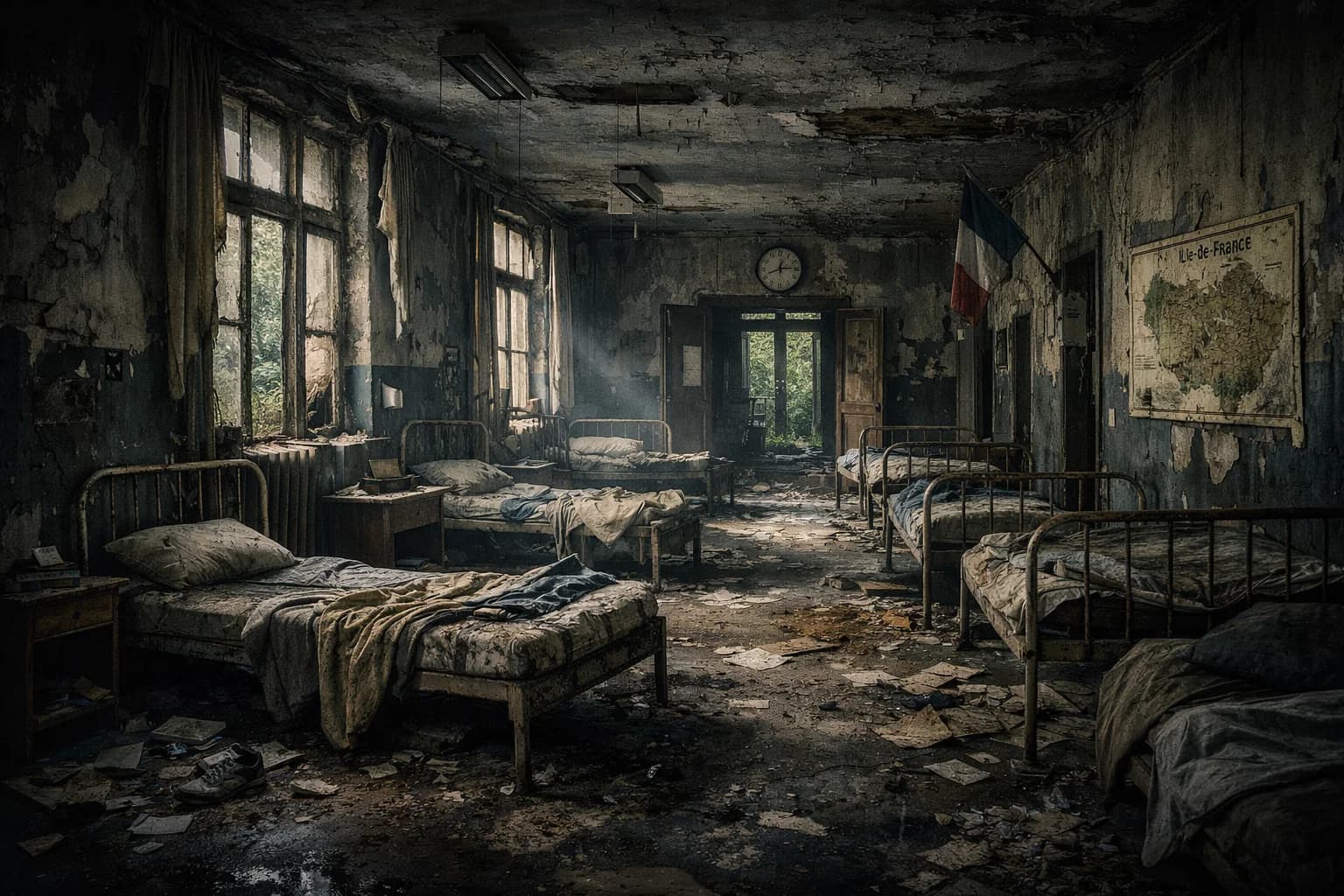 Souterrain abandonné en Île-de-France