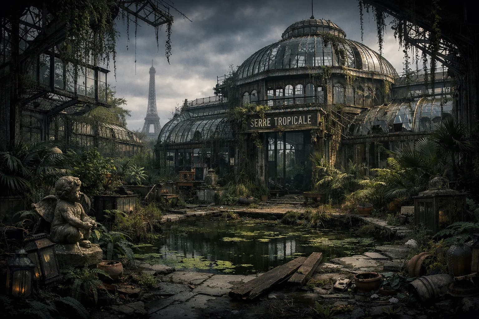 Manoir oublié dans la forêt